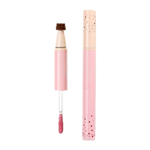 2 in 1 penna e blush liquido | Timbra di lentiggini marrone chiaro e marrone scuro | Cosmetici impermeabili e naturali per le donne.