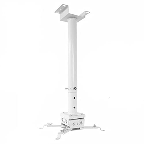 Soporte de trípode para proyector universal ajustable en altura y ángulo para oficina y casa color blanco miniatura 1