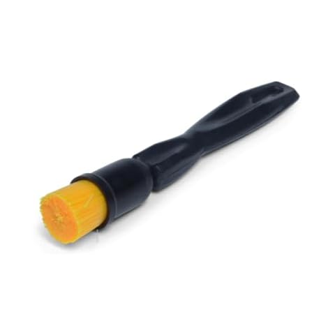 SnowTree - Herb Grinder Cleaning Brush - Won't Damage or Scratch Your Herb Grinder - Gently Cleans and Scrapes Dried Herb and Residue - Comfortable Ergonomic Handle & Stiff Nylon Bristles Cover