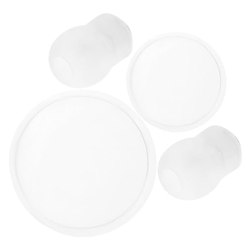 HOMOCONO Non-medical Non-medical Non-medical Stethoscope Bell Cover Replacement White Diaphragm Covers Kit for Adults Boys and Girls Sturdy Safe