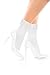 Violet Mist Women's Novelty Crew White Pearl Socks Teen Girls Cute Jeweled Ankle Socks with Pearls Fancy Casual Cotton Kawaii Pearl Decorated Dress Sock Fashion Pretty Unique Calf Sock