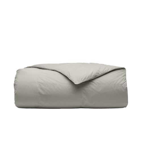 BOLL & BRANCH Percale Quilted Down Comforter - Full/Queen, Pewter