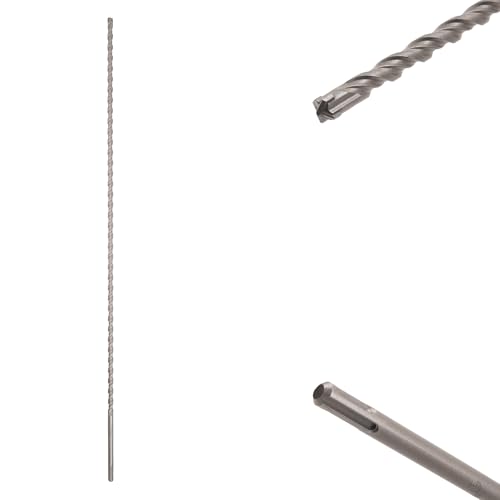 Image of TAPARIA 12mm Cross Point Tip SDS Plus Hammer Drill Bit for Concrete /Masonry Drilling (HDC 12800, 12x740x800 mm)-Home, DIY, Professional, Construction, Brick, Wall-Drilling