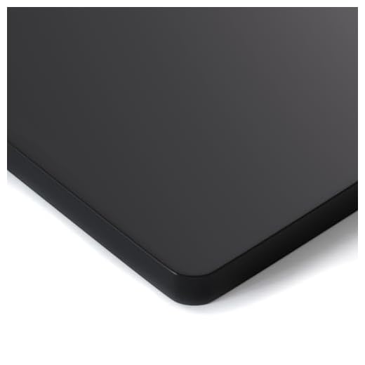 BIZUM Black Particle Board Table Top