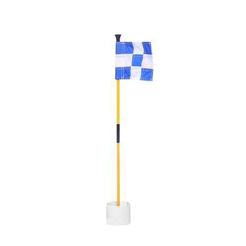 RNXRZANK and Flag Set, Golf Flag Poles, Putting for Home, Blue White