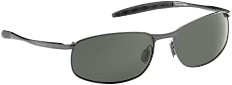 Flying Fisherman San Jose Polarized Sunglasses with AcuTint UV Blocker for Fishing and Outdoor Sports, Gunmetal Frames/Smoke Lenses