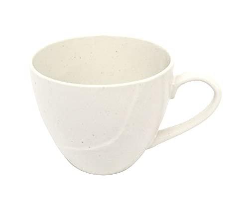 グラススクエア 美濃焼 和風カフェシリーズ 石目 マグカップ 白備前 MZ-0380