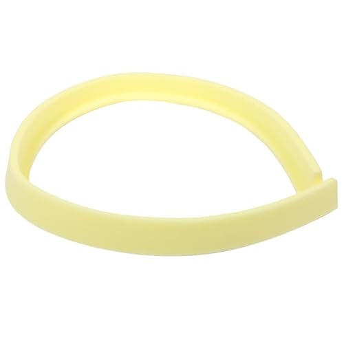 FOMIYES Relleno de Huecos para Colchones Forma L, Esponja de Alta Densidad, 2 Metros Largo, Color Amarillo, Almohada de Cuña para Cabecera King y Queen, Accesorio para Dormitorio y Cama