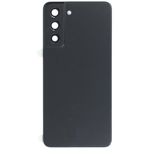 Image of Samsung Galaxy S21 FE Original Back Panel Replacement Back Door with Camera Lens and Logo - 6 Months Warranty (Black)