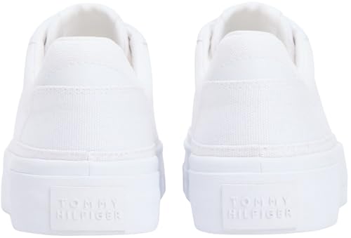 Miniatura 3 de Tommy Hilfiger TH Foxing Platform Canvas Fw0fw09480, Parte Superior Baja Mujer
