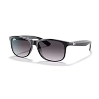 Ray-Ban RB4202 ANDY 601/8G 55MM Black/Plastic Lens Grey Gradient Square Sunglasses For Men +BUNDLE with ACCESSORY EYEWEAR KIT