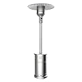 Nexgrill Sundara 92" H Stainless Steel Patio Heater, 48,000 BTUS, 2 Wheels, Electronic Ignition, EZ Lift Tank Access Cylinder, Control Knob, Outdoor Heaters for Patios, Gardens, Backyards, 920-01001
