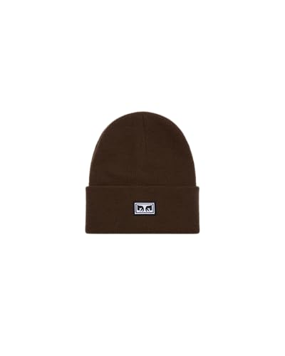 Obey Bonnet Icon Eyes pour Homme, Marron foncé, Taille Unique