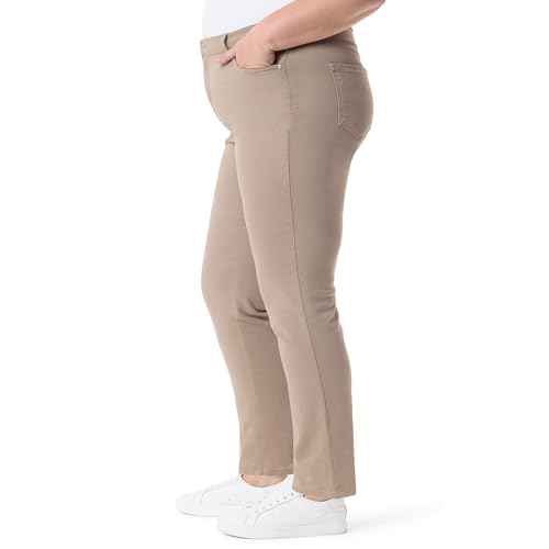Image of Gloria Vanderbilt Womens Amanda Classic High Rise Tapered Jean Plus Size