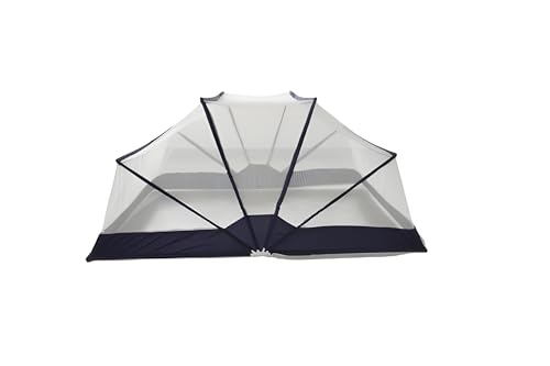 Image of Happy Penguin Foldable Mosquito Net for Diwan Bed (2.5 x 6 Ft) | Pop-Up Single Bed Machardani | Machar Net for Bed | Anti Mosquito Net Kids & Adults | Install Diwan Size Bed