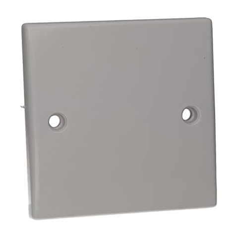 kenable 1 Gang White Blanking Plate Cover Cover