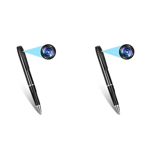 TECHNOVIEW Spy 1080P Full Hd Pen Camera Hidden 100 Minutes Pen Battery Life Pocket Security Indoor Outdoor Body Camera with Video Audio Recording Secret Pen Recorder with Free OTG Cable (Pack of 2)