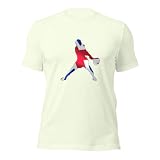 Emma Raducanu Tennis UK Flag Silhouette Unisex Cotton Short Sleeve Shirt