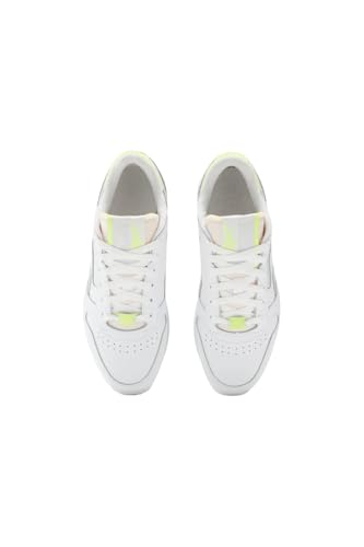 Image of Reebok CLASSIC LEATHER, Women Shoes, FTWWHT /PUGRY2 /ACIYEL, 36