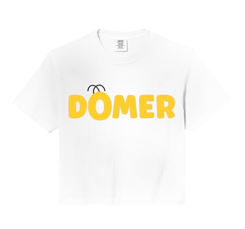 DOMER Meme Funny Domer Comfort Colors Crop Top