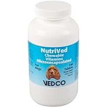 Nutrived Chewable Vitamins Microencapsulated, for Dogs, 180ct