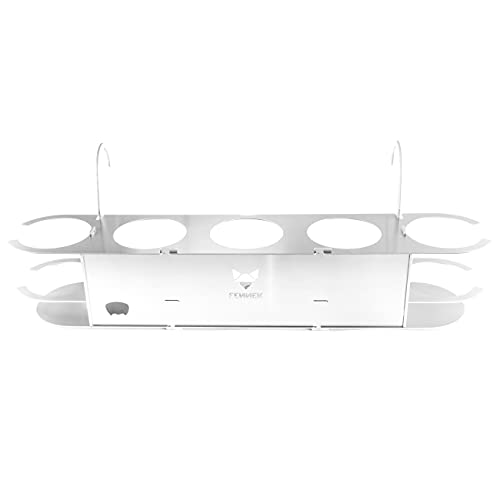 FENNEK 5-compartment drink holder made of stainless steel, 5 keepers, with bottle opener - Image 2