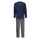 Ceceba Herren Nachtwäsche Zweiteiliger Schlafanzug, Pyjama lang, aus Baumwolle 72