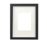 Dekorahmen, schwarz, Format ca. 250 x 300 x 45 mm, Fenstergröße jeweils 115 x 165 mm, nutzbare Tiefe 20 mm