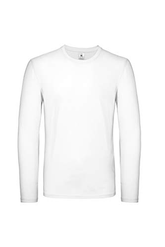 Image of B&C Men's #E150 LSL - White - XL