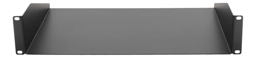 Rockville 2URS Pro Audio 2U Space Rack Shelf Cabinet Tray, 14" Deep