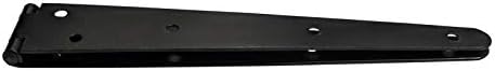 Adonai Hardware "Jael" Black Antique Iron H-Hinge- Black Powder Coated (Supplied as 2 Pieces per Pack)