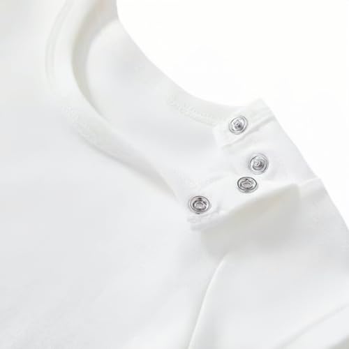 Newborn Short Sleeve Romper Solid Jumpsuit 100% Cotton Infant Clothes Baby One-Piece Outfit 0-12 Months3