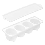 ERINGOGO Contenitore Per Uova In Salamoia Bianco Con Chiusura Ermetica Portauova Per Uova Marinare E Conservare Organizer Minimalista Per Cucina E Frigorifero