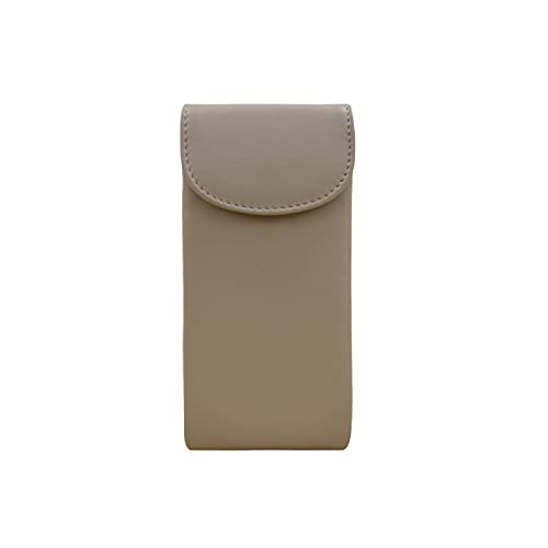 Image of ili New York Double Flap Leather Eyeglass Case, Soft 2-in-1 Dual Glasses Pouch for Sunglasses and Reading Glasses