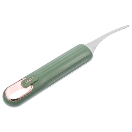 Zerodeko Sbucciatore per Gamberetti in Inox Utensile da Cucina Impugnatura Ergonomica Sbucciatore Portatile per Gamberetti