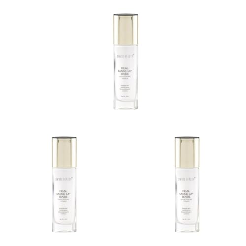Image of Swiss Beauty Real Makeup Base Highlighting Primer| Skin-Hydrating Poreless Primer With Natural Glow Finish For Face Makeup |Shade - 03 Pink Tint, 32Ml (Pack of 3)