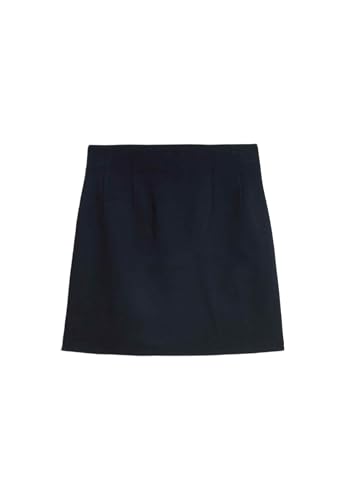 Marks & Spencer Mini-Glockenrock Aus Jersey Damen Dunkles Marineblau UK 16 (EU 44)