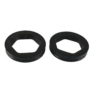 Dayton Motor Mounting Rings, 2-1/4 Outside Dia. (In.), 2 PK, For NEMA Frame 42 and 48 - 4UFA6