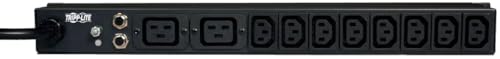 Eaton Tripp Lite PDUNV Basic PDU 100-240V 16A 1.6/3.8kW, 14 Outlets (12 C13, 2 C19), C14/C20 & NEMA...