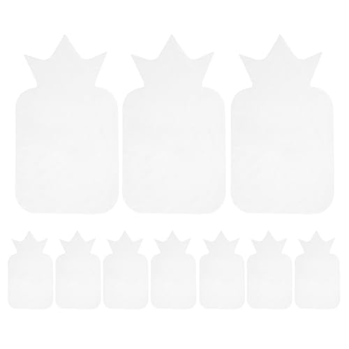 Genérico Toalla para La Espalda del Bebé | 10 Piezas Toallitas para la Espalda,Diseño Corona Absorbente Unisex Infantil para Hogar Guardería Interior Exterior