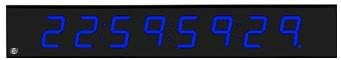 ESE SMPTE/EBU Timecode Display 8 Digit Display