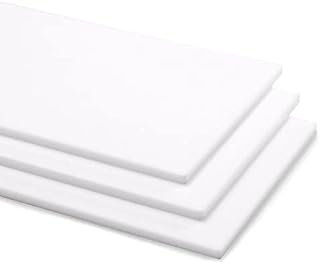 3mm Perspex White Gloss Acrylic Plastic Sheet Panel with Finished Polished Edges - Various Sizes (A4 - 29.7cm x 21cm)