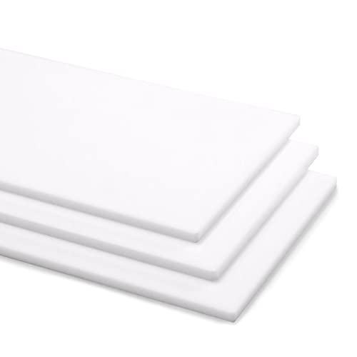 3mm Perspex White Gloss Acrylic Plastic Sheet Panel with Finished Polished Edges - Various Sizes (A4-29.7cm x 21cm)