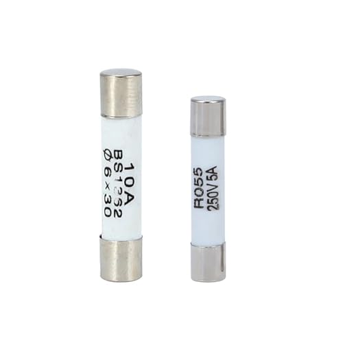 �Z���~�b�N�ƒ�p�d���q���[�Y�A10��5 * 20mm 6 30mm���f�`���[�u�q���[�Y5x20 6x30mm 250V 0.5 1 2 3 4 8 10 15 20 25 30 A AMP(5x20,25A)