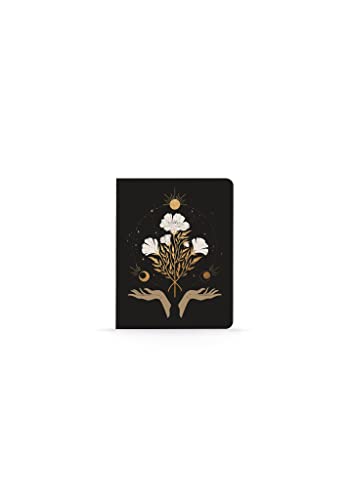 Carnet de notes ligné Celestial Flowers 144 pages couverture souple
