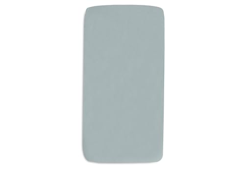 Jollein Spannbettlaken Jersey - Für Wiegen - Sea Green - 40/50x80/90cm - 100% Baumwolle - Spannbetttuch - Oeko-TEX Zertifiziert