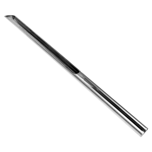 Muestreador de arroz y maíz con tubo romo de metal para análisis de granos