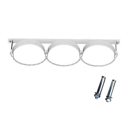 Support mural pour bouteilles d'oxygène acier 37 pouces fixation bouteille propane gaz