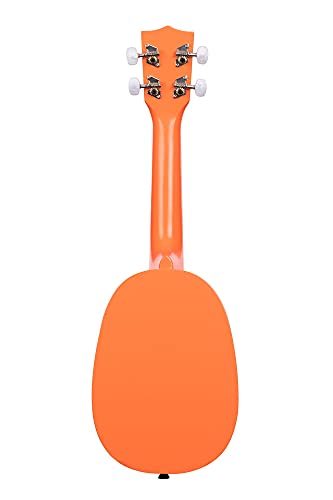 Kala KA-NV-ORNG – Ukulélé Soprano Novelty, Orange - Les Beatles, Paul McCartney, John Lennon, RIngo Starr, George Harrison Kala KA-NV-ORNG - Ukulélé Soprano Novelty, Orange – Image 4