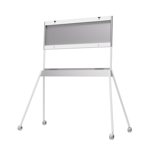 Image of Vibe Portable Stand for S1 75 inch Smart Board, 4 Lockable Wheels | Portable and Sleek, 4 Lockable Wheels, Easy Assembly, Fits S1 75 inch Smart Board, Ideal for Office and Classroom